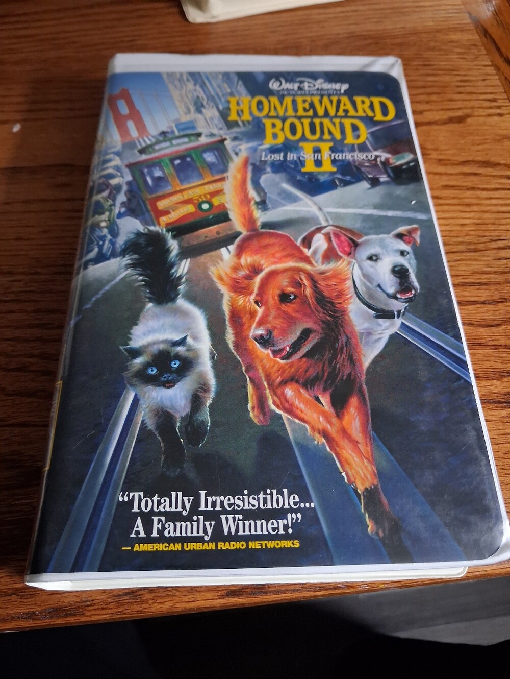 Vintage 90s Walt Disney Homeward Bound 2 Lost In San Francisco VHS Tape